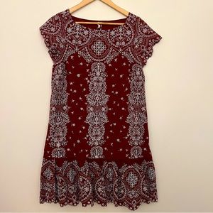 Feather Bone by Anthropology lace dress, size small.